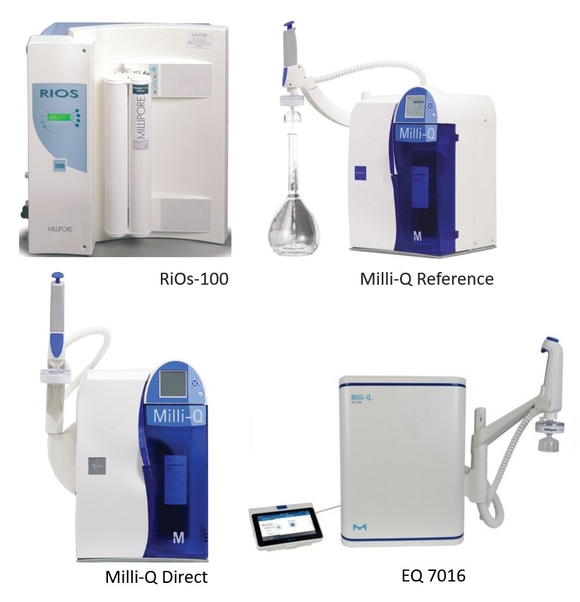 Merck Millipore RO-100/Milli-Q Secondary/tertiary pure water system