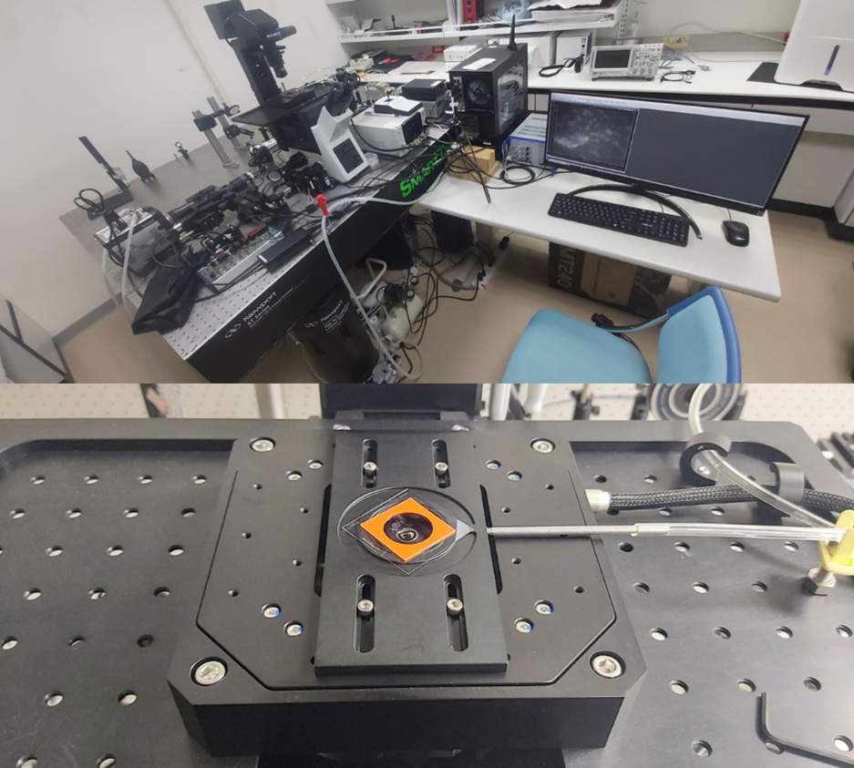 Multi-functional Integrated Single-Molecule Fluorescence Microscope and Spectrofluorometer • Multi-functional Integrated Single-Molecule Fluorescence Microscope